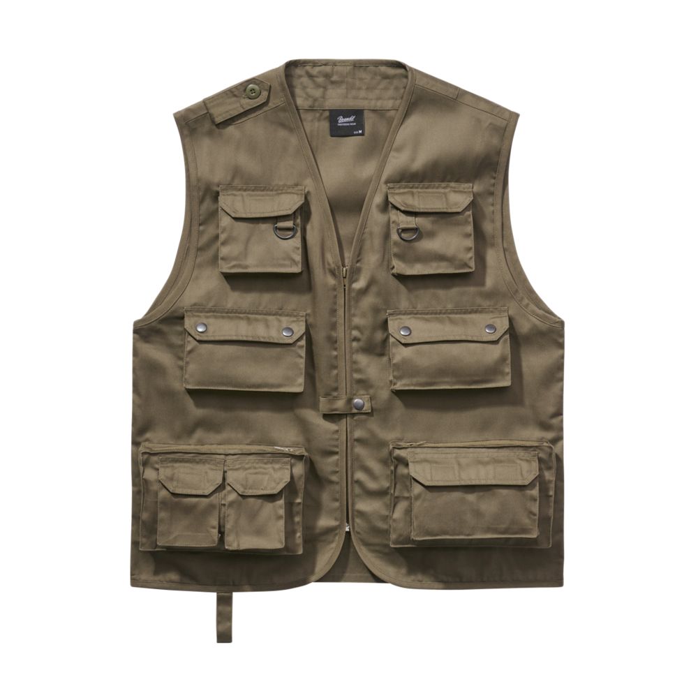 Brandit - Multiple pocket Gilet de chasse - Vert